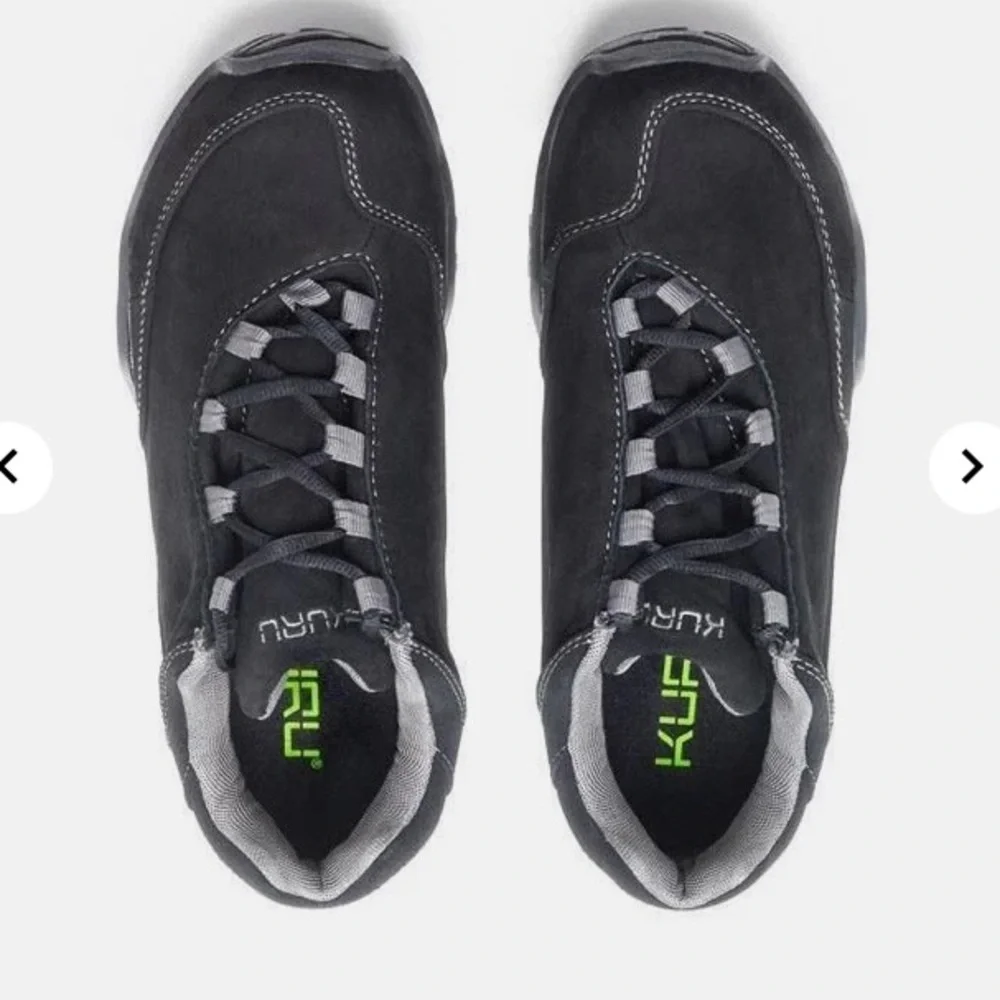 KURU CHICANE Men's Black and Gray Athletic Shoes size 8‎ Wide